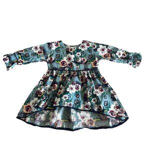 Ruffle Butts Girls Floral Top Size 7 Years